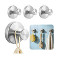 4Pcs Suction Cup Hooks for Shower, Heavy-Duty Wreath Hangers for Front Door