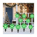 Ultimate Unicorn Christmas Lollipop Pathway Lights Green, Christmas Decor