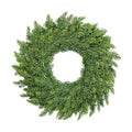 22 inch Real Touch Cedar Wreath, Artificial Greenery Holiday Decor