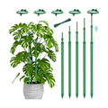 Telescoping Plant Stakes, 5Pcs 17.9IN to 42.3IN Adjustable Monstera Support