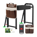 seasky Foldable Garden Kneeler and Seat, Anti-Tipping Gardening Bench Widened Thick Soft Kneeling Pad, Heavy Duty