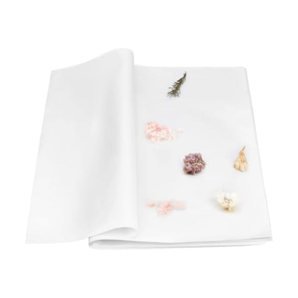 BENECREAT 100Pcs Flower Press Paper, Blotting Paper for Herbarium Craft, Large Blotter Paper for Herbarium and Flower Press, 16.5×23.6inch