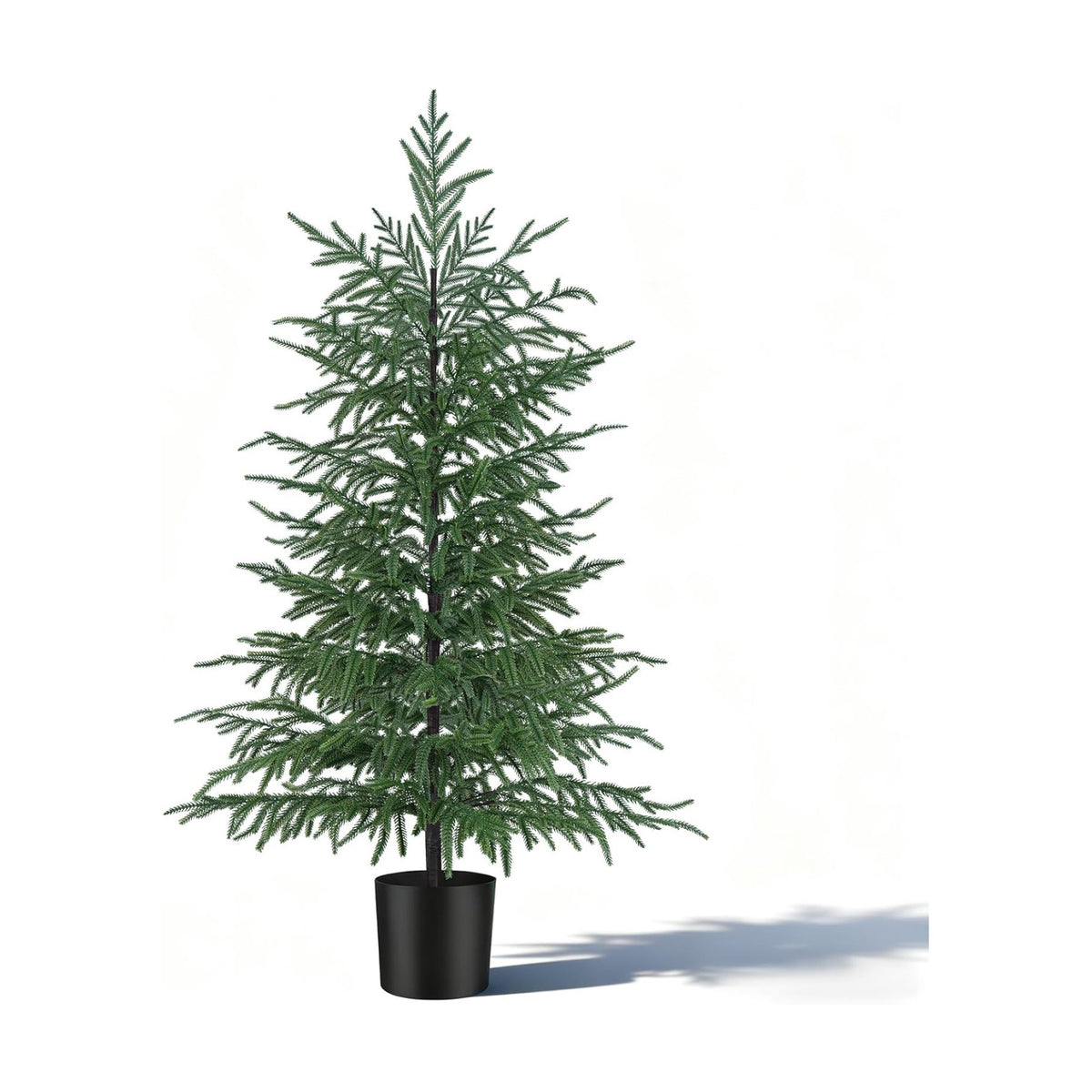 4FT Artificial Norfolk Pine Tree, 1pc Faux Potted Plants