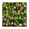 36PCS Christmas Ornaments Double Side Xmas Hanging Decor for Tree