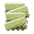 EJW Planter Cover, Plant Covers Freeze Protection,4 Pack 39.3"*17.7"*15.7" Planter Covers for Winter, Frost Cloths for
