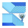 DEWJDFSC 20 Sheets Flower Bouquet Wrapping Paper Floral Korean Blue-4
