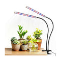 Grow Lights for Indoor Plants,LED Clip-On Clamp, Dual Head