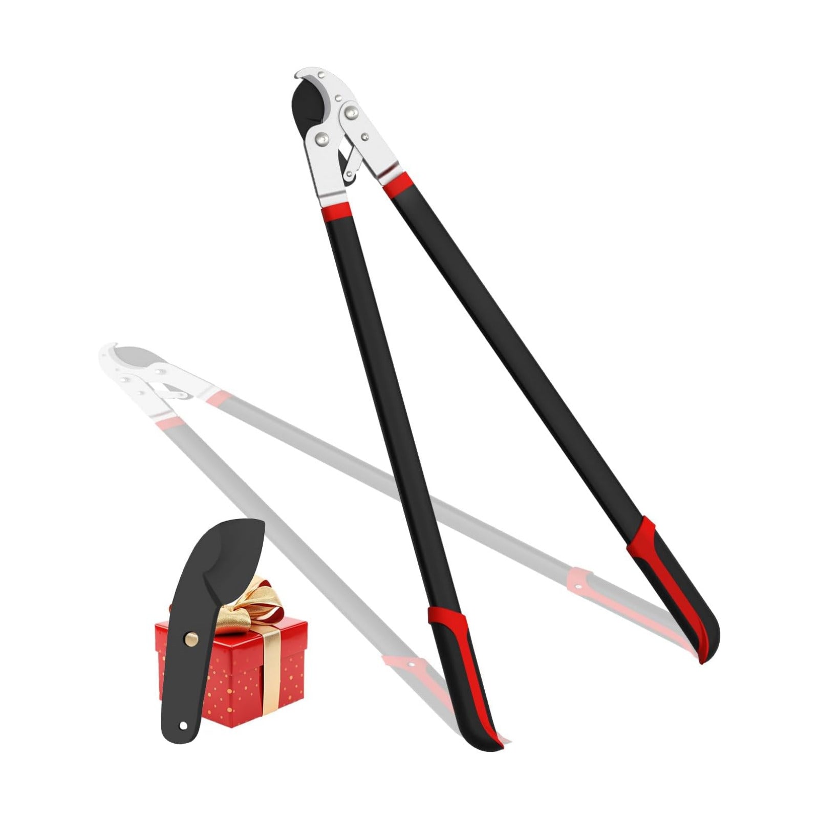 GARTOL Heavy-Duty Anvil Lopper, 29" Tree Pruning Shears, with a Spare SK5 Steel Blade, Compound Action for Effortless