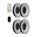 Smart Full Spectrum LED Grow Light for Indoor Plants (Black 4PCS) | 32W LED Grow Lights with Auto Timer, Stepless