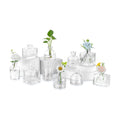 Glasseam Mini Bud Vases for Flowers, 10Pcs Clear Glass Vase for Centerpiece