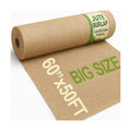 60" x 50 feet Burlap Fabric Roll – Multipurpose Burlap Tree Wrap, Natural Jute Garden Fabric for Outdoor Plant Cover