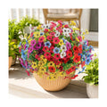 ATTGREAT Artificial Flowers for Outdoors UV Resistant Decor, 36 Bundles
