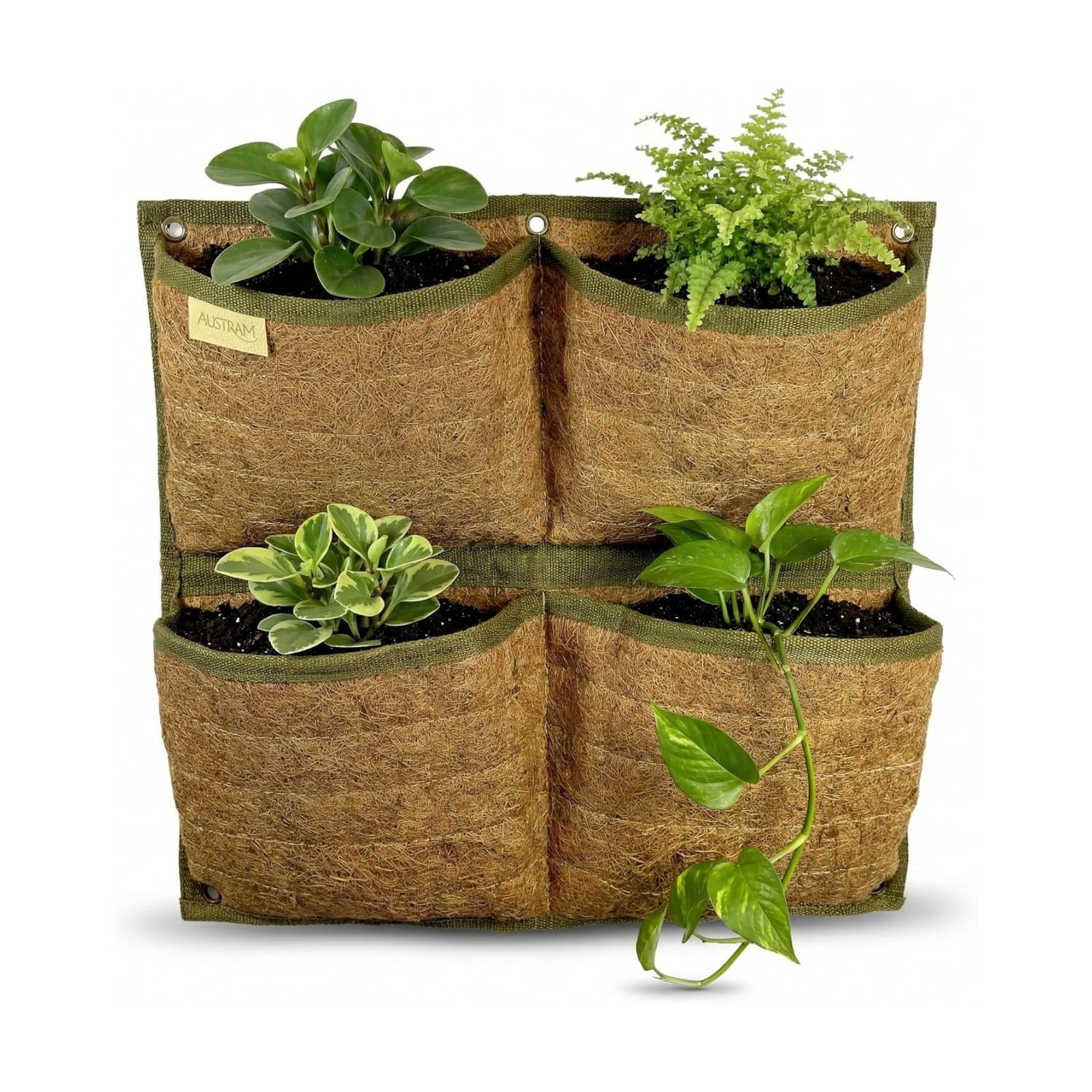 Vertical Garden Planter, 4 Pocket, Vertical Planter, wall planters for Outdoor Plants, Plant wall, Hanging planters for