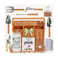 Gardening Gifts for Women 12 Pcs Garden Tools Set with Basket Heavy Duty Gardening Hand Tool with Wood Handle Gardener