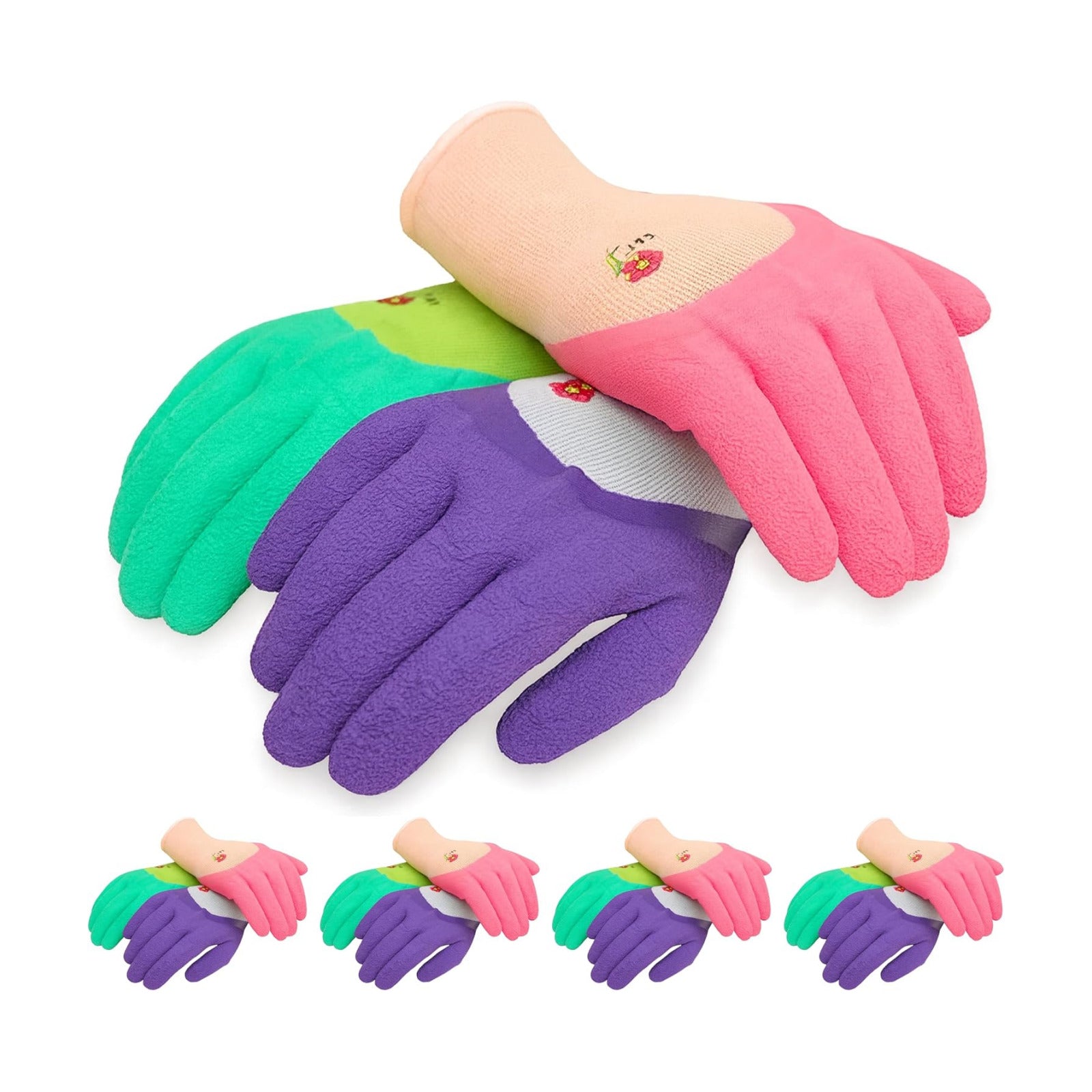 G & F Products Women’s Gardening Gloves, Micro-Foam Coated, Durable, Flexible Nylon Shell, Textured Palm for Maximum