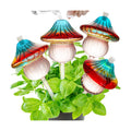 11 oz Large Plant Watering Globes Mushroom, Gradient Color Glass Watering Bulbs, Self Watering Planter Insert, Self