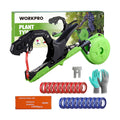 WORKPRO Plant Tying Machine with Gloves & 20 Rolls of Tape & 10,000 Staples | Lightweight Tape Gun for Tying Vines and