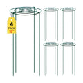 4pack Peony Cages and Supports, 14 x 32 Inch Four Legs Peony Cage, Heavy-Duty Peonies Support Cages, Peony Ring for