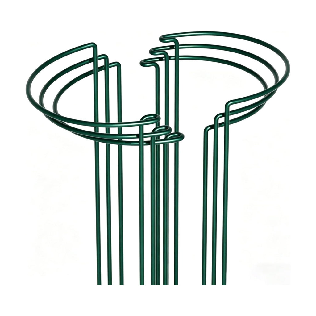 6 Pack Peony Cages and Supports, 10" (W) x 24"(H) Plant Support, Rust-Proof Metal Plant Support Stakes for