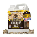 PetraMax Lockscape Ready to Use Rock Glue for Landscaping 1 Gallon USA-Made | Ready to Spray Pea Gravel Glue & Mulch