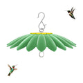 10.5 inch Hummingbird Feeder Shade Dome Cover,Rain Guard,Weather Guard for Bird Feeder, Umbrella Cover for Bird House for Outdoor,Squirrel Baffle,Flower Design(Green)