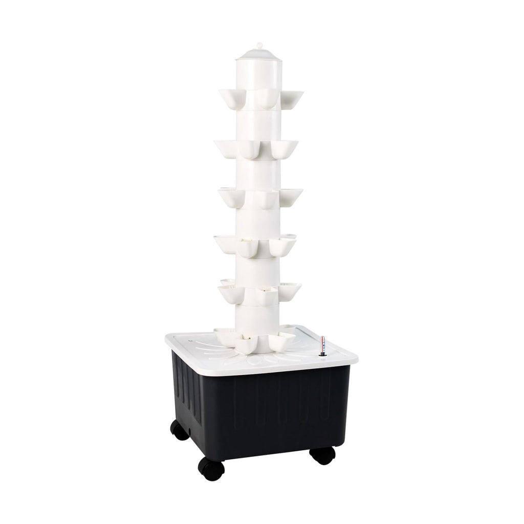Hydroponics Growing System, Indoor Gardening System, Hydroponic Tower with 30 Liter Capacity Mobile Water Tank for