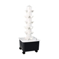Hydroponics Growing System, Indoor Gardening System, Hydroponic Tower with 30 Liter Capacity Mobile Water Tank for