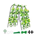 Cucumber Trellis for Raised Bed,U-Shape Garden Trellis for Climbing Plants Outdoor, Metal Arch Vegetables Trellis