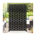 GarveeLife Metal Privacy Screen 72" h x 47" w, Outdoor Privacy Screens and Panels, Freestanding Decorative Fence for