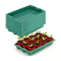 10 Pack 14.8"x9.6" Seed Starter Trays No Drain Holes for Microgreens | No Drain Holes, Thicken Reusable, Ideal for Seed