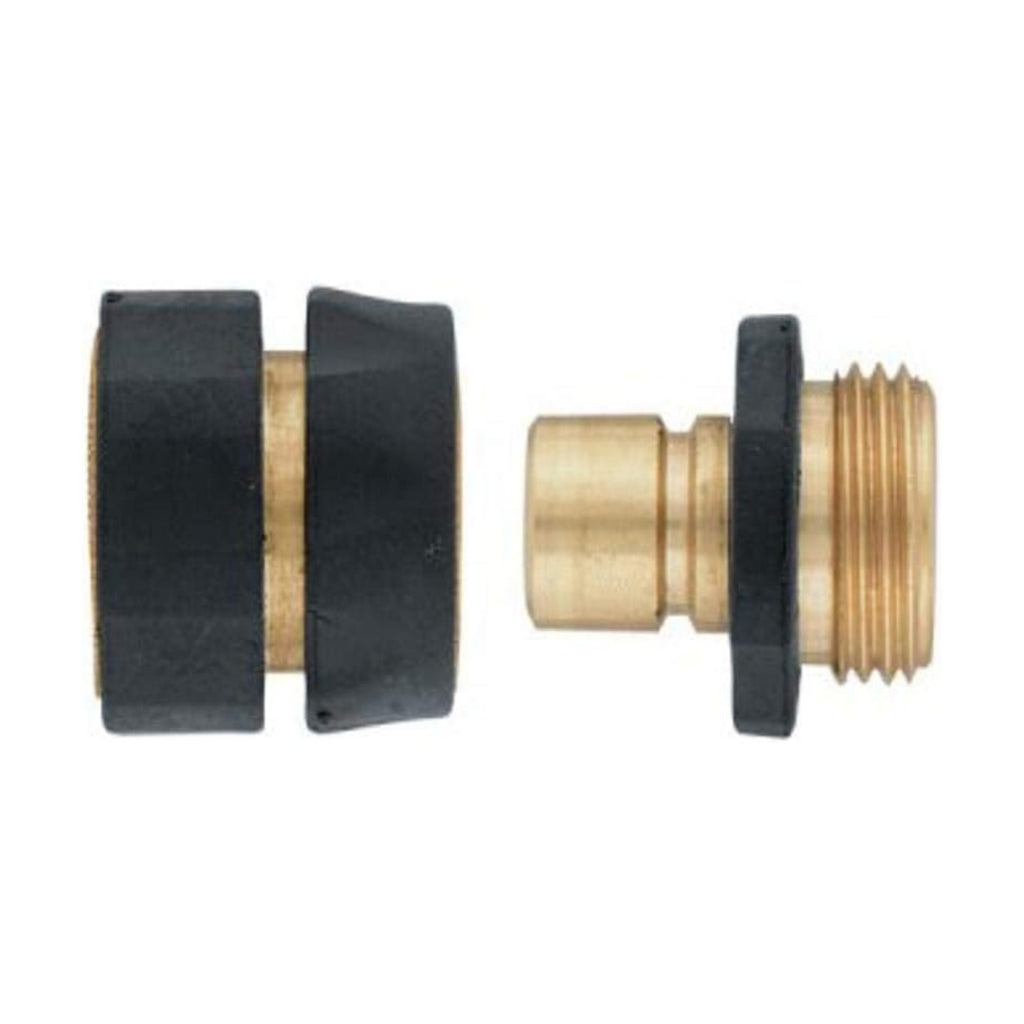 5-Pack Orbit Brass Hose Quick Connect Set
