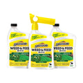 Spectracide Weed & Feed 20-0-0, Dual Action Formula 32 Oz, 3 Pack | Kills Weeds & Feeds Lawn, Kills Dandelion