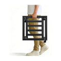 Plant Caddy with Wheels, 16'' Heavy Duty Large Metal Rolling Plant Stand | Square Plant Dolly with Lockable Caster