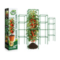 4 Pack 60" Tomato Cages for Garden, Heavy Duty Adjustable Plant Support | For Climbing Plants and Vegetables