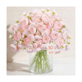 Alupssuc 30Pcs Ranunculus Artificial Flowers Faux Silk Mini Flowers Indoor