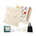 MeRGBWLife Flower Press - 11"x11" Wooden 10 Layer Flower Press Kit for Crafts Pressed Flowers & Plant Press, Scrapbooking, Bookmark Making, Wedding Bouquet Preservation, Dried Flowers