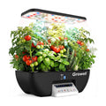 Growell 17 Pods Hydroponics Growing System Kit, Indoor Garden with 2 Fans | for Airflow & Anti-Mold, LED Grow Light