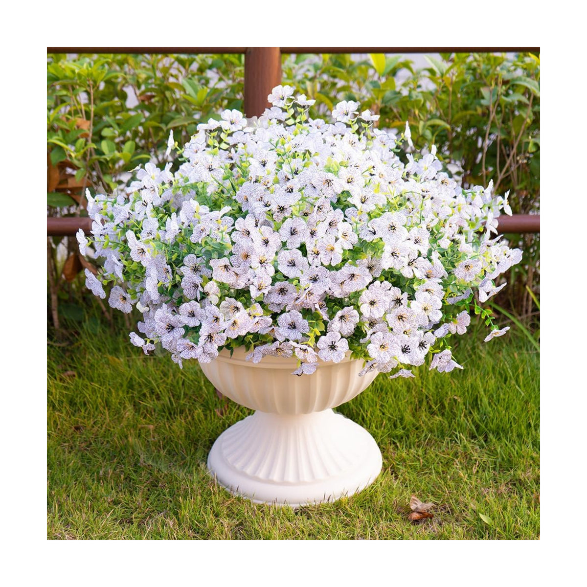 Artificial Flowers for Outdoors Fake Flowers Plant Spring Summer Decoration