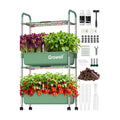 Growell Large Hydroponics Growing System Kit, 54 Pods Vertical Indoor Herb Garden Kit with LED Grow Light & Independent