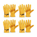 Tarpop Men's Large Cowhide Leather Work Gloves
