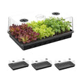 Seed Starter Tray, Gardening Plant Grow Trays Kit for Seedling, Germination Trays with 4.72 Inch High Humidity