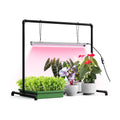 2ft Tabletop Grow Light Stand for Indoor Seed Starting | 24W Full Spectrum LED Plant Light, Height Adjustable, for
