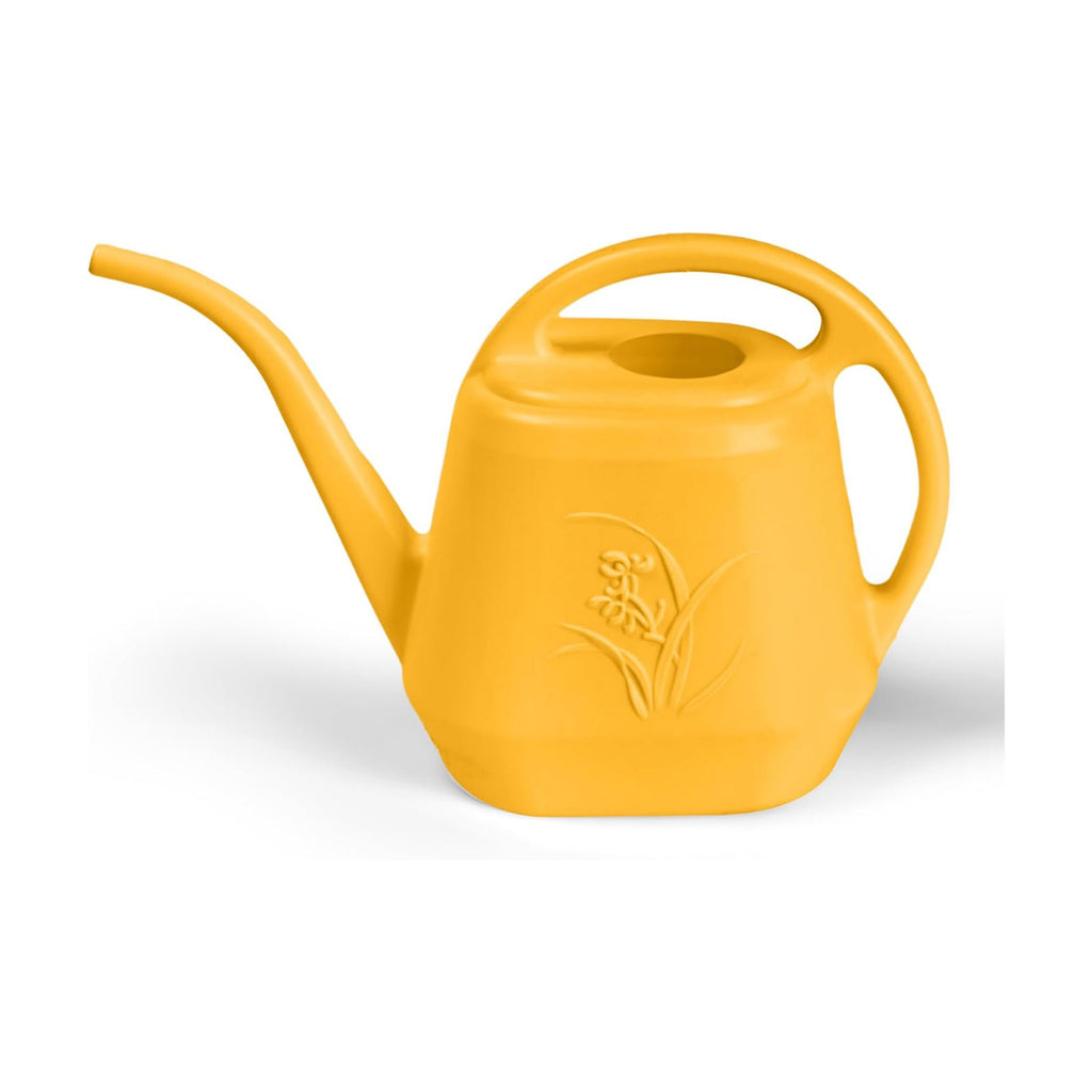 ZXJ Plant Watering Can - for Indoor and Outdoor Home Garden Plants - with Long Spout - Orange - 1/2 Gallon