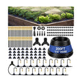 Drip Irrigation System 200FT 1/4", 36 Adjustable Copper Nozzles | 36 adjustable copper nozzles with 360° bendable rods
