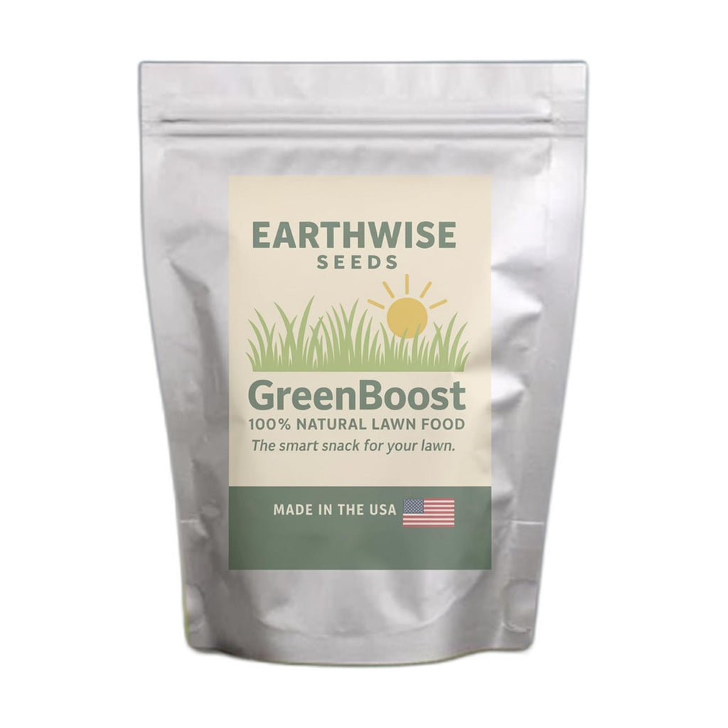 Earthwise GreenBoost Natural Lawn Food - 10 lb, 1,000 sq ft | Corn Gluten and Kelp Meal, 9.6-0-0 Quick-Release