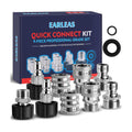 Pressure Washer Quick Connect Kit, 9-Piece Stainless Steel Adapter Set, M22-14mm to 3/8" Quick Disconnect with M22-15mm