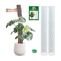 2 Pack 16 Inch Plastic Moss Poles for Climbing Plants D Shaped Moss Pole