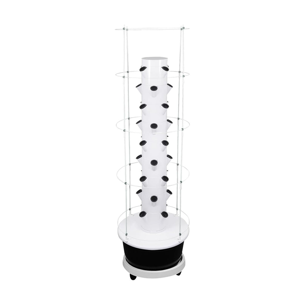 Hydroponics Growing System, 36 Pods Large Vertical Hydroponic Growing Tower with with Climbing Trellis, 9-Tier Indoor