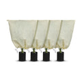 MIXC Plant Covers Freeze Protection, 23.6''×23.6'' Winter Cold Weather Frost Blankets Shrub Jacket with Drawstring