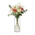 Acrylic Flower Vase Cylinder, 11.81" Tall Clear Plastic Vase for Centerpieces - Shatterproof Wedding, Event & Home Decor Vase, 3.94"X11.81" Tall Round - Clear